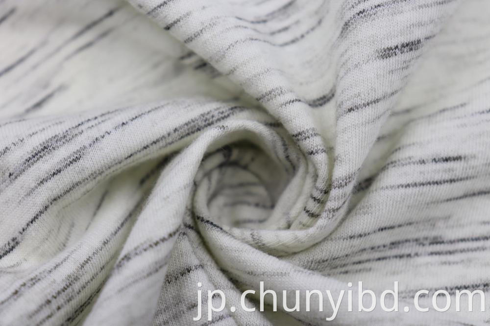 Paragraph Color Yarn Single Side Jersey Fabric